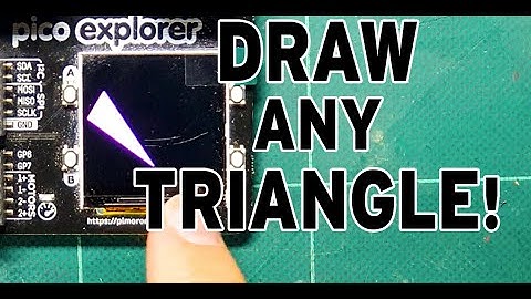 Draw ANY filled triangle in Micropython