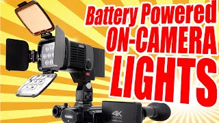 FIFTY On-Camera Video Lights Portable Battery powered LED Streaming Small Vlogging Lights screenshot 3