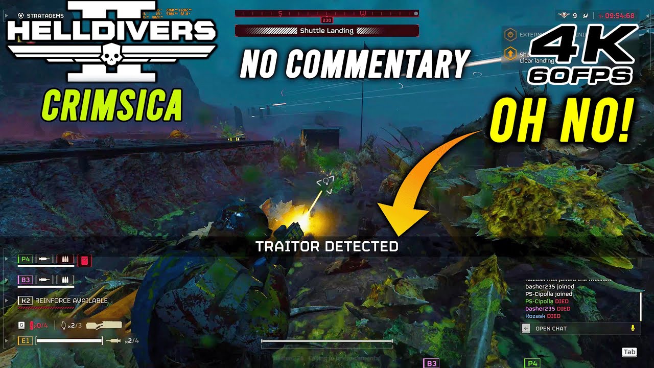 Helldivers 2 : 4K Gameplay No Commentary MAX Settings | RTX 4080 P108 ...