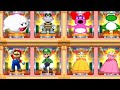 Mario Party 7 - Minigames - 8 Player Ice Battle - Boo Dry Bones Mario Luigi Peach Daisy (Master Cpu)