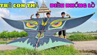 Lần Đầu Thả Diều Sáo 4m5 Mắt Cú Bẹn Khổng Lồ - Thuận Con