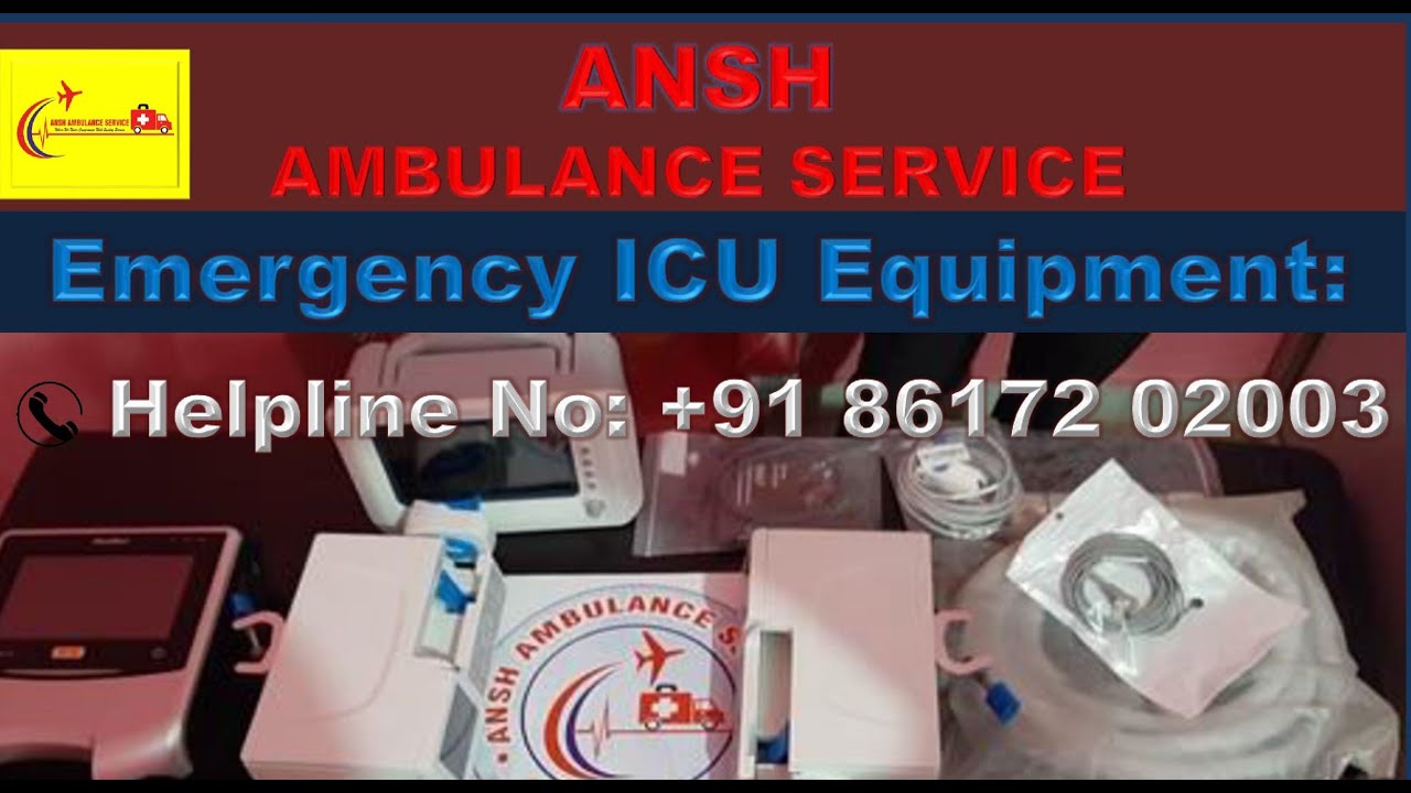 Get Quality & Excellence Train Ambulance Services in Patna |ANSH