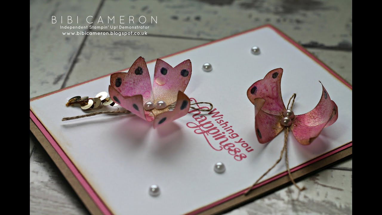 Bow Builder Punch Stampin Up ♥ Butterflies - YouTube