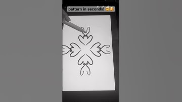 drawing a pattern in seconds 😍✨ #shorts #trending #explore #draw #art #viral #procreate