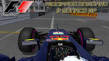 F1 2016 Daniel Ricciardo Onboard @ Monaco Grand Prix (rFactor)