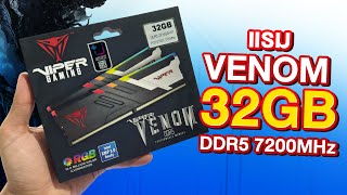 รีวิว แรมงูพิษ VIPER VENOM RGB 32GB DDR5 7200MHZ แรมสายโหด สำหรับ OC แต่ราคาเป็นมิตร
