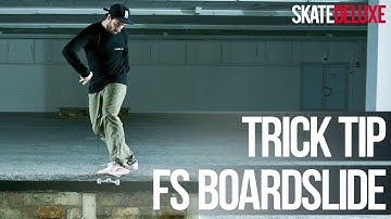 How to Frontside Boardslide | Skateboard Trick Tip | skatedeluxe
