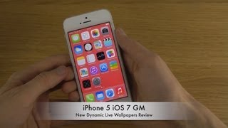 iPhone 5 iOS 7 GM - New Dynamic Live Wallpapers Review screenshot 2