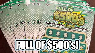 FULL OF $500’s! CA Scratchers