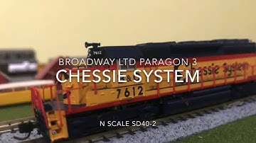 Chessie System N scale SD40-2 with sound