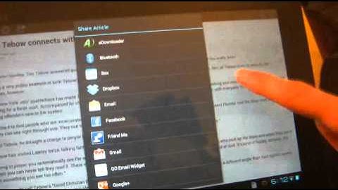 Asus Transformer Prime (TF201, TF300, TF700): Great Android App # 15 Zite