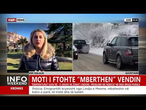 Moti i ftohtë ''mbërthen vendin''