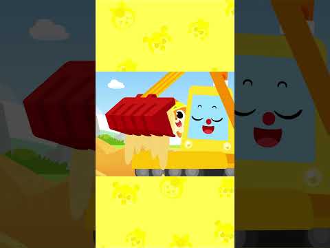Go, Excavator! 🚧 | Construction Vehicles | Nursery rhymes & Kids Song | #Cheetahboo #shorts
