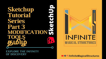 Sketchup Beginners Series| Part 3 Tamil | Modification Tools