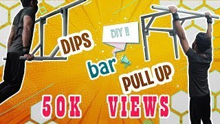 Removable Chin Up | Dips Bar | DIY Making