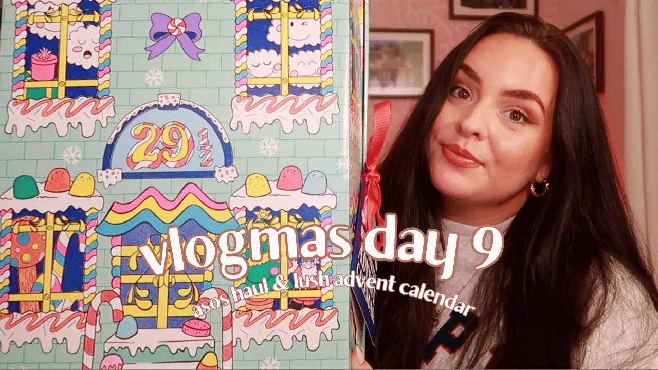 Vlogmas, день 9 | Распаковка подарков от ASOS, рождественских кружек и косметики Lush в честь 29-...