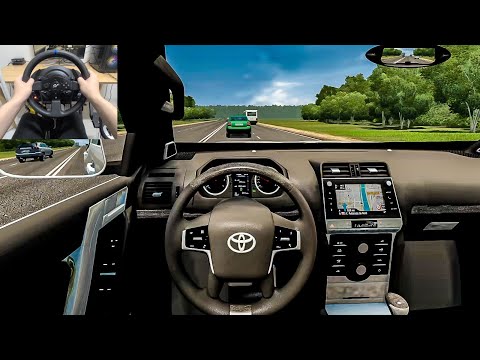 City Car Driving - 2021 Toyota Land Cruiser Prado [Steering Wheel Gameplay]