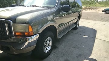 2001 FORD EXCURSION V10 STOP N GO KADUNK SOUND (REAR END)