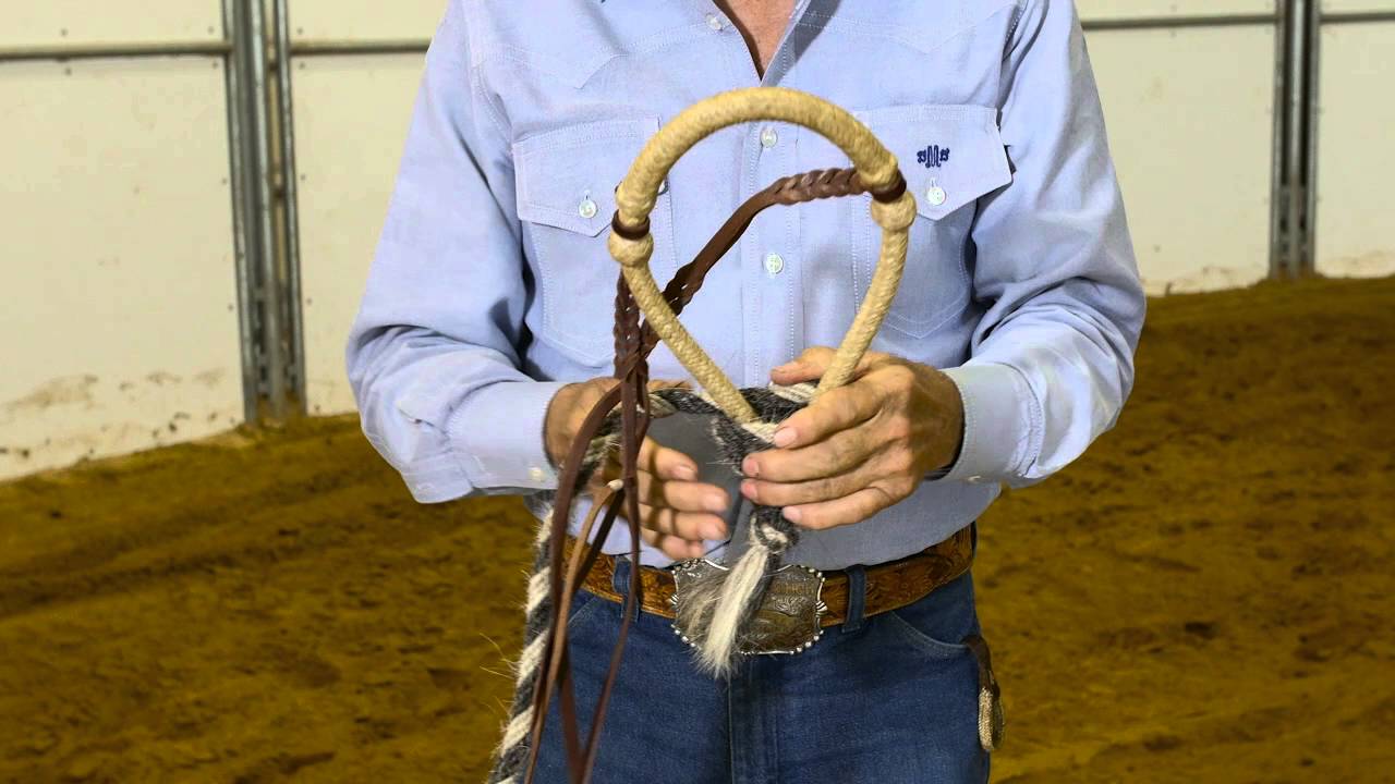 Dennis Moreland Tack: Tying a Mecate to a Bosal 