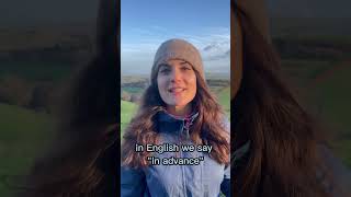 In advance! #Expressions #English #ingles #learnenglish #الإنجليزية #영어#英語 #英语 #british #ESL #toefl