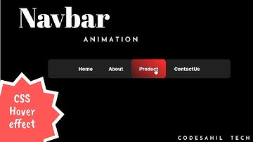 3D Navbar Hover Effect || CSS Glow Button Effect || Interactive Navbar Design 2024