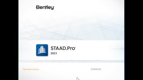 How to Install STAAD.Pro CONNECT Edition ADVANCE 2023