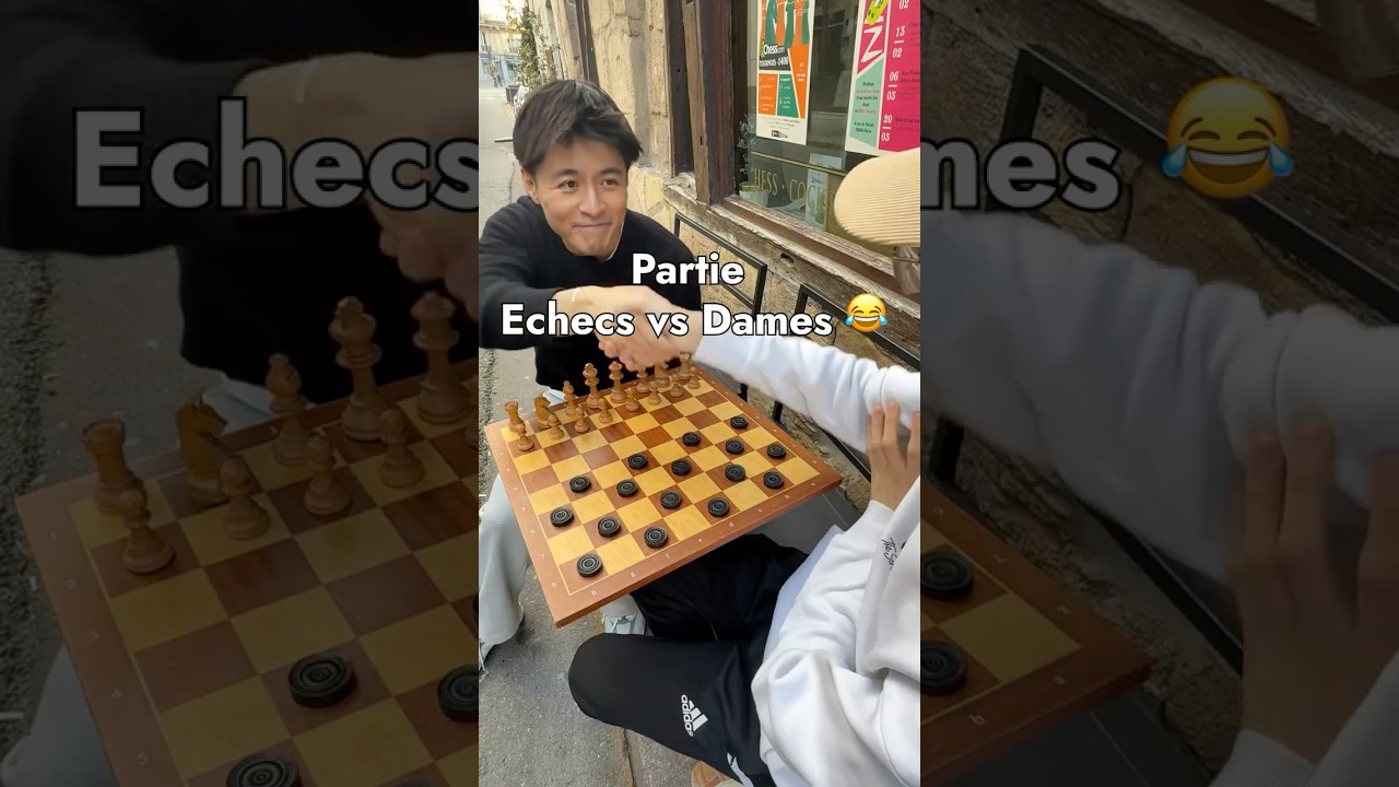 Partie Echecs vs Dames 😂