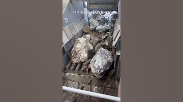 Grizzly feeder for crusher rock vibrating feeder price for sale #vibratingfeeder #jawcrusher #rock