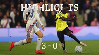 Highlights | Crystal Palace 3 Boro 0 | Carabao Cup 3rd Round