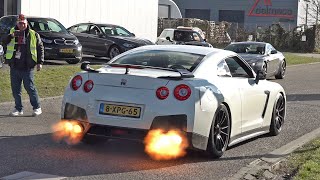 Nissan GT-R R35 MRT700 - Shooting Flames, Pops & Bangs & Exhaust Sounds!