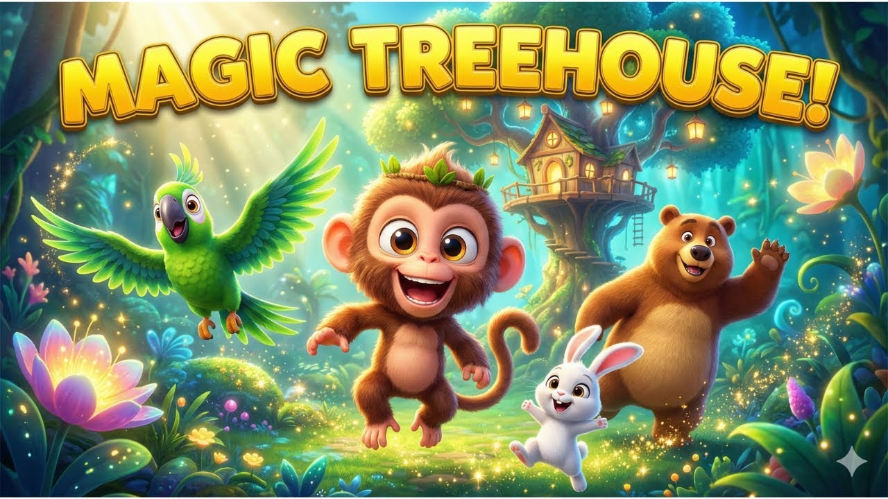 Milo’s Magic Treehouse Adventure | Heart-Touching 3D Animal Story for Kids | zippy zoom tv