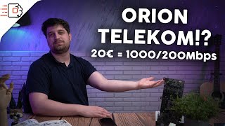 Drugi Pokušaj Sa Orion Telekom-Om 1000200 Mbps Po Ceni Od 20 Ali