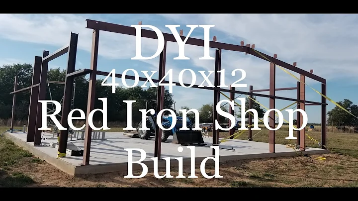 #53 Red Iron Shop Building The HOMEMADE Tractor Bo...