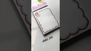 Cover Page Designs for Assignments🌷❤️ #shorts #shortsfeed #viral #trending #youtubeshorts #fyp #yt