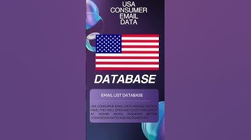 USA Consumer Email Data | Mailing Data