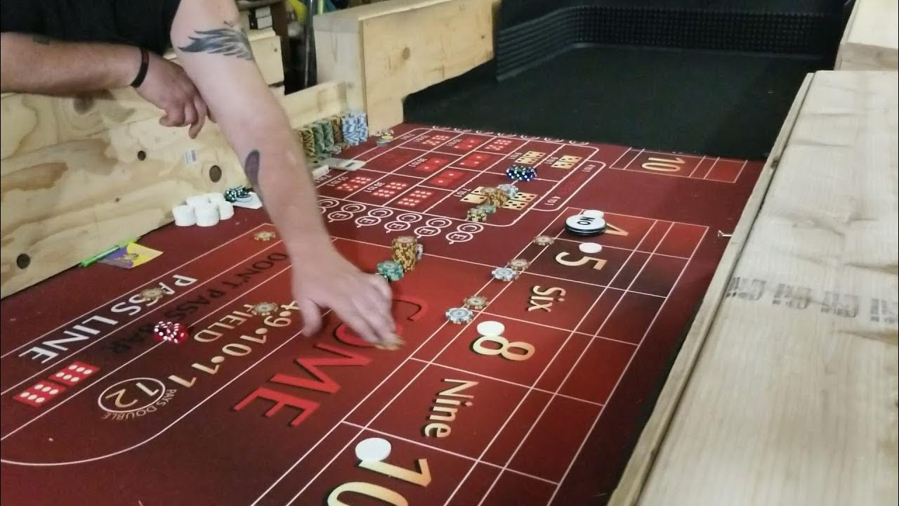 Playing craps in Vegas with two similar strategies. YouTube