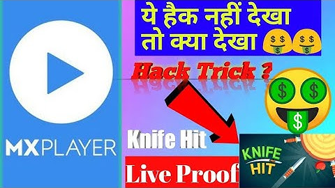 MX player Knife Hit Hack Tricks 🎯 . Video Clips 🔥