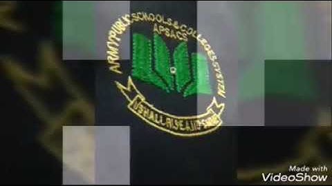 Tribute Video to all the Teachers of APS College Multan.