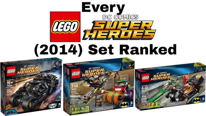 Every LEGO DC Super Heroes (2013) Set Ranked - YouTube