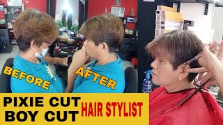 Famous 🔴 Trending Hairstyle This Summer Pixie cut Haircut guide at home Toturials#iancreations Wealth