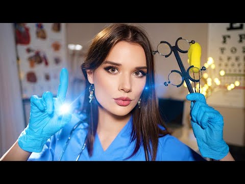 ASMR 3 Unpredictable Exams (Cranial Eye Orbital Exam & Makeup ) for Sleep