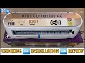 LLOYD GLS18V5FWSSL 2024 || 1.5 Ton 5star WIFI Inverter Split Ac Unboxing And Review || Stelar Ac