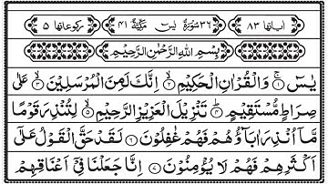 Surah Yasin (Yaseen) سورة يس | Majestic Quran Relaxing Heart Stealing Soft Voice | Zikrullah TV