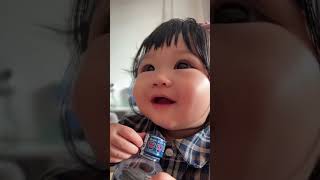 Baby Laughing At Dad #shorts #viralshorts