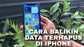 Tutorial Cara Recovery Data Foto Video Notes di iPhone