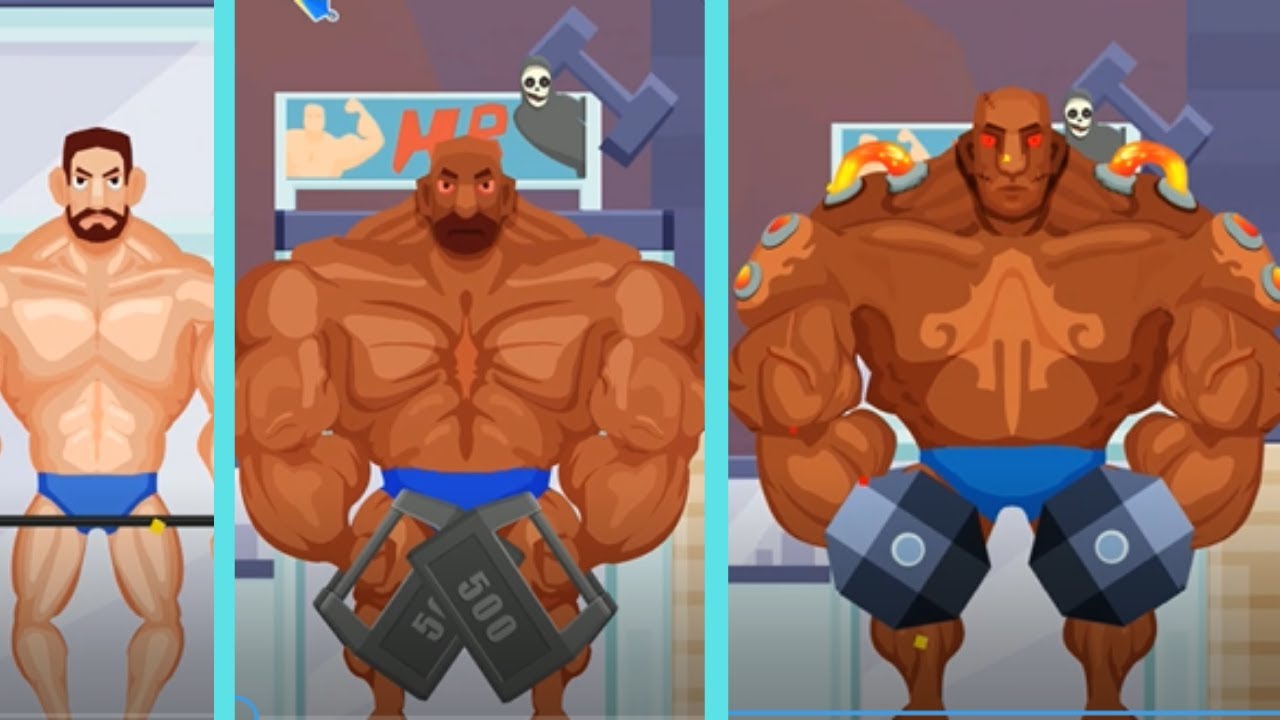 Getting MAX MUSCLE LEVEL in Tough Man level 7 to 13