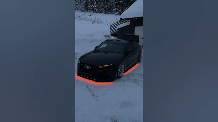 Underglow😎 #audi #car #airlift #airliftperformance #audis3 #foryou #subscribe