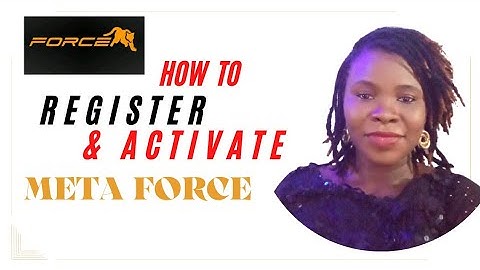 HOW TO REGISTER AND ACTIVATE META FORCE(Using Trust wallet)
