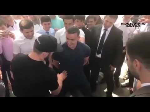 Хабиб Нурмагомедов ударил таджика в душанбе