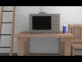 Old tv   animation with blender
